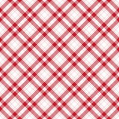 a red and white checkered tablecloth pattern that is very similar to the background