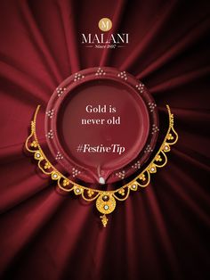 Desi festivities and gold go hand-in-hand. So celebrate these nine days with this stunning gold #necklace. Get it now, at our stores in Atlanta, Dallas and Tampa. #MalaniJewelers Gold Loan, Festival Post, Concert Poster Design, Jewellery Photography Inspiration, Packaging Template Design, Jewelry Photography Styling