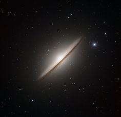 an image of a very large object in the dark night sky with stars around it