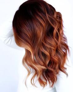 Red Balayage Hair Natural, Cooper Hair Balayage Ombre, Asian Copper Balayage, Lived In Copper Balayage, Cowboy Copper Hair Brunette Balayage, Copper Reverse Balayage, Cowboy Copper Balayage With Blonde, Copper Balayage With Bangs, Cooper Ombre Hair