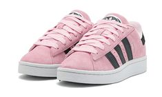 “GS adidas Campus 00s ‘Clear Pink’ features a soft pink upper with a clear, understated design for a trendy, youthful style.” Outfit Rentrée, 70s Converse, Adidas Campus 80s, Campus Adidas, Pink Core, Nike X Travis Scott, Adidas Campus 00s, Converse Run Star Hike, Converse Run Star