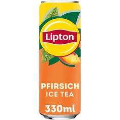 lipton peach iced tea can