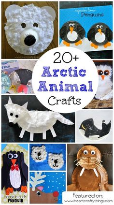 20 arctic and animal crafts for kids to make