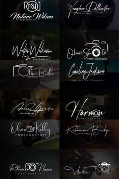 I will design photography watermark or signature logo Logo Fotografia, Photography Signature Logo, Best Photography Logo, Creative Photography Logo, Photography Branding Design, Photographers Logo Design, Photography Name Logo, Watermark Ideas