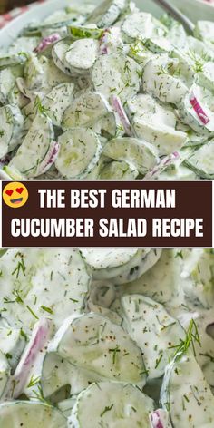 the best german cucumber salad recipe