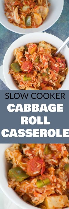 this slow cooker cabbage roll casserole is an easy and delicious side dish