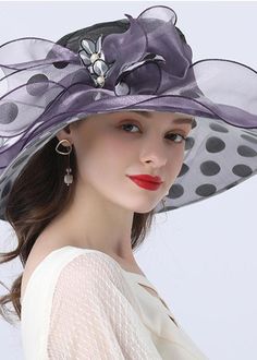 Ladies Sun Hats, Melbourne Cup Fashion, Sinamay Hats, Floppy Hats, Derby Dress, Floppy Sun Hats, Summer Hats For Women, Daily Hairstyles, Tea Party Hats