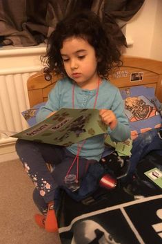 Another of our little readers busy learning a new language! Learning A New Language, New Language