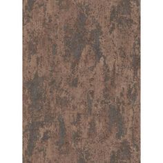 a brown and black wallpaper with lots of rust on it's surface, as well as an area rug for the floor