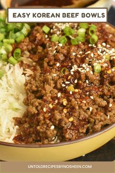 Looking for a fast and flavorful dinner? Try this Easy Korean Beef Bowl recipe, which uses ground beef! This dish is ready in 30 minutes and features ground beef cooked in a savory mix of soy sauce, garlic, ginger, and brown sugar. It’s a perfect balance of sweet and spicy, served over fluffy white rice and topped with fresh veggies. It’s quick, easy, and delicious—ideal for busy weeknights or meal prep!