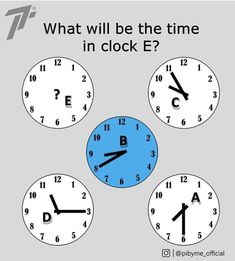 three clocks with different time zones on each face and the words what will be the time in clock?