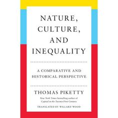 the book cover for nature, culture and inequaility