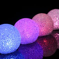 Battery Powered LED | LED Lights | LED Centerpiece Led Centerpieces, Centerpiece Filler, Led Ball Lights, Light Globes, Cotton Ball Lights, Led Ball, Lighted Centerpieces, String Ball Lights, Vase With Lights