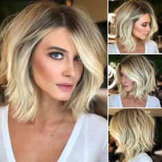 Kort Bob, Blonde Bob Wig, Cortes De Cabello, Corte Bob, Hair 2018, Pinterest Hair, Short Hair Balayage, Platinum Blonde Hair