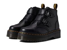 Dr. Martens Devon Flower Doc Marten Flower Buckle, Doc Martens Flower Buckle, Devon Doc Martens, Flower Doc Martens, Devon Flower Dr Martens, Devon Flower Dr Martens Outfit, Dr Martens Devon, Punk Style Outfits, Flower Boots