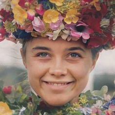 Flower Crown, A Woman, Crown, Flowers, Hair