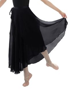 PRICES MAY VARY. Chiffon Long Sheer Wrap Skirts with Satin Tie Waist. for Dancing,Yoga,Gymnastics,Ballet,Skating,Performance etc. Single Size ,Suit for Teen Girls /Women. Skirt Length : 32.3",Waistline 43.3",Tie Length 27.5",Reference Height 59"-70.8". 7 Color Ballet Skirt for Option: Black,White,Burgundy,Light Grey,Light Blue,Navy, Pink. Hand Wash is Recommended, No Bleach, Hang Dry. Product Name:Women Long Sheer Ballet Wrap Skirts. 
 Material: Chiffon Skirt with Satin Waist Tie 
 Color:Light B Ballet Skirts, Ballet Wrap Skirt, Dance Skirts, Light Blue Skirts, Tank Leotard, Ballet Clothes, Ballroom Dance Dresses, Ballet Beautiful, Dance Skirt