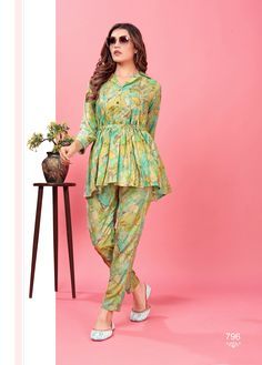 Multi Colour Fabric, Inexpensive Clothes, Style Pant, Indian Textiles, Womens Business Casual, Stylish Dress Book, Co Ords, Indian Fashion Dresses