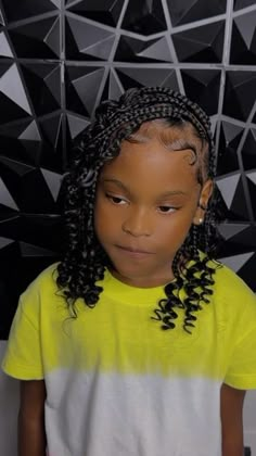 Box Braids For Girls Kids, Girls Braids Black Kids, Birthday Hairstyle, Black Kids Braids, Kids Braids Hairstyles, Hair Cut Styles, Kids Braids