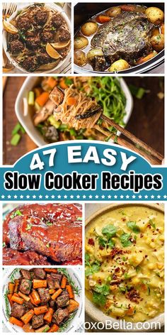 Simple crockpot recipe ideas Slow Cooker Recipes Easy, Honey Garlic Pork Chops, Flavorful Meals, Overnight Breakfast Casserole, Spicy Corn, Delicious Slow Cooker Recipes, Chicken Enchilada Casserole, Slow Cooker Tacos