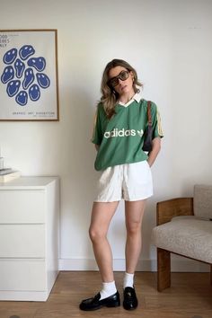 Adidas Jersey Outfit, Street Style Sporty, Future Clothes, City Outfits, Football Outfits, Pattaya, Tomboy Fashion, Look Fashion