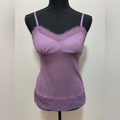 Beautiful, Soft Camisole! Nwt - Perfect Condition! *Pet-Friendly And Smoke-Free Home. | Purple Cotton Camisole Top, Stretch Cotton Calvin Klein Tops, Calvin Klein Stretch Cotton Tops, Stretch Purple Camisole, Purple Stretch Camisole, Stretchy Purple Camisole, Purple Camisole Top With Built-in Bra, Purple Spaghetti Strap Top With Built-in Bra, Purple Spaghetti Straps Top With Built-in Bra