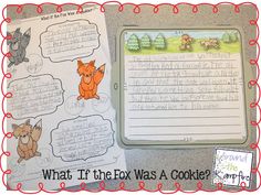 what if the fox was a cookie? writing and craftivity activity for kids to do