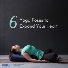 a woman doing yoga poses to expand your heart