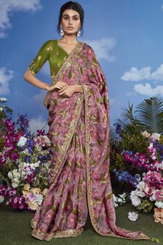 Elevate your party look with this stunning Party Wear Saree crafted from luxurious Brasso fabric. This un-stitched saree is designed to let you personalize your perfect fit, while the elegant border work adds a touch of sophistication and style. Paired with a blouse made from rich Art Silk fabric, this ensemble is a blend of modern glamour and traditional grace. Please note, slight color variations may occur due to lighting conditions, ensuring each piece is unique. Perfect for special occasions Brasso Saree, Ready To Wear Saree, Ghagra Choli, Heavy Embroidery, Art Silk Sarees, Wear Saree, Charm Making