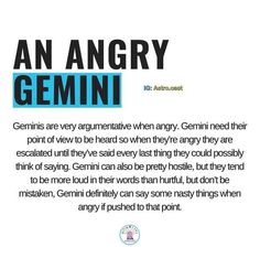 an angry gemmi quote on white background with blue and black text over it