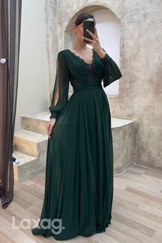 Elegant V-neck Lace Dress For Gala, Formal Evening Dress With Sheer Sleeves And V-neck, Formal V-neck Evening Dress With Sheer Sleeves, Elegant Green Dress With Lace Patchwork, V-neck Lace Evening Dress, Elegant Evening Dress With Sheer Sleeves And Sweetheart Neckline, Evening V-neck Lace Dress With Lace Bodice, Elegant Sheer V-neck Lace Dress, Evening Lace Dress With Patchwork And V-neck