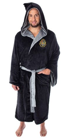 PRICES MAY VARY. THESE ARE OFFICIALLY LICENSED HARRY POTTER ROBES - Intimo specializes in high-quality, officially licensed men's, women's, and children's sleepwear, underwear and more!. Featuring everything from classic cartoon characters to superheroes, and all the newest, most popular movies, toys, and television characters in between, you count on Intiomo to come through with quality products for you and the one you love! HOGWARTS AND ALL 4 HOUSE DESIGNS AVAILABLE! - We know as Harry Potter Hogwarts Robes, Harry Potter Robes, Flannel Kimono, Terry Cloth Robe, Harry Potter Merchandise, Men's Robes, One Piece Clothing, Hooded Robe, Classic Cartoon Characters