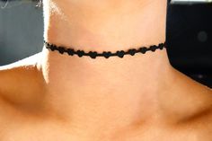 Adjustable with extender from 12.5 to 15.0 inches, for other custom lengths please write your preferred measurements in the order note x Bow Choker, Heart Choker Necklace, Black Hearts, Lace Heart, Heart Choker, Neck Choker, Mini Bows, Black Choker, Velvet Lace