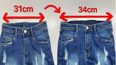 how to measure the size of your jean shorts