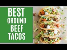 the best ground beef tacos