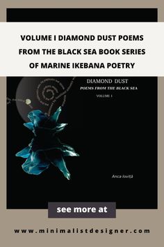 the front cover of an ebook with text that reads, volume i diamond dust poem from the black sea book series of marine keebana poetry