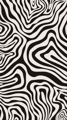 an abstract black and white background with wavy lines