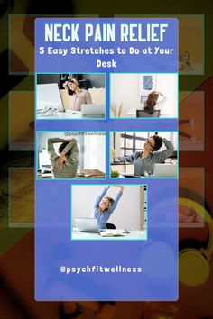 Say goodbye to neck stiffness and headaches with these simple stretches. Boost your posture and prevent future pain! Get more pain relief tips in our course! Simple Stretches, Stiff Neck, Neck Pain Relief, Easy Stretches, Respiratory Health