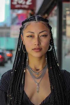 72 Braided Hairstyles Featuring Baubles, Bangles and Beads (Concept Design) - StileStack Asian Braids Hairstyles, Mexican Braids, Hairstyle For Black Women, Perfect Curly Hair, Festival Braids, Festival Make Up, Beauty Journal, Choppy Bob Hairstyles