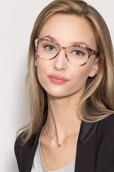 Hepburn Ivory/Tortoise Acetate Eyeglasses from EyeBuyDirect. Exceptional style, quality, and price with these glasses. This frame is a great addition to any collection. Theo Eyewear, Celebrities With Glasses, Hadid Fashion, Glasses Ideas, Fake Glasses, Glasses Trends, Tortoise Glasses, Womens Glasses Frames, Mens Glasses Frames