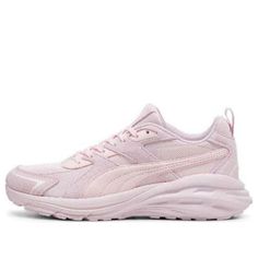 PUMA Hypnotic Ls Sneakers 'Pink' 395295-06 Casual Pink Breathable Running Shoes, Pink Synthetic Running Shoes For Light Sports, Pink Breathable Sneakers For Spring, Casual Pink Running Shoes With Cushioned Footbed, Pink Synthetic Running Shoes For Jogging, Pink Breathable Running Shoes For Light Sports, Casual Pink Running Shoes For Spring, Pink Synthetic Sporty Running Shoes, Pink Breathable Running Shoes For Streetwear