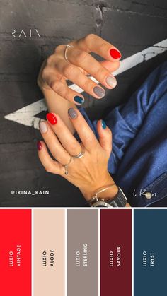 Mens Nails, Simple Fall Nails, Short Gel Nails, Minimal Nails, Nail Photos, Colorful Nail Designs, Short Acrylic Nails Designs