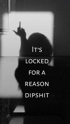 It's Locked For A Reason, Sarcastic Wallpaper, Aesthetic Wallpaper Black, Funny Quotes Wallpaper, Funny Mean Quotes, Funny Lockscreen, Sassy Wallpaper, It's Locked, Sea Wallpaper