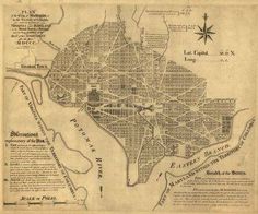 an old map of the city of atlanta