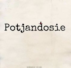 the word potanidosie written in black ink on a white paper with a red dot