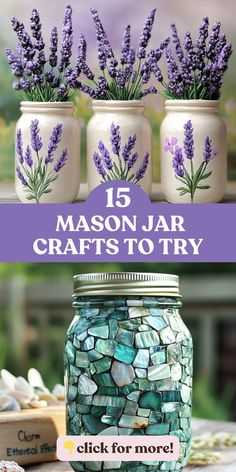 Turn simple glass jars into charming home accents with these creative Mason jar projects. From dreamy candle holders and rustic vases to practical organizers and gift containers, discover gorgeous ways to upcycle these versatile vessels. Perfect for adding a touch of vintage charm to any room or creating heartfelt handmade gifts. Each project is simple enough for beginners but beautiful enough to display proudly. Simple Crafts For Adults, Coffee Bean Candle, Rustic Vases, Mason Jar Herb Garden, Mini Sewing Kit, Crafts Easy Diy, Jar Projects, Gift Containers, Mason Jar Projects