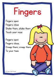 Sit Up Straight and Listen - Fingers Song! Here's a fun activity and lesson that you should try within the first few days of school. It's guaranteed to help establish good listening skills. The students will have a great time, all while learning to actively listen. | #FromThePond #KindergartenFun #TeacherTips #BackToSchool #KindergartenLessons #ListeningSkills #TpT Rhyming Poems For Kids, Preschool Poems, English Poems For Kids, Sit Up Straight, Nursery Rhymes Lyrics, English Rhymes, Good Listening Skills