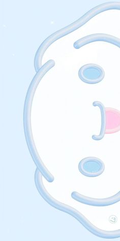 an illustration of a cartoon face with water droplets on it