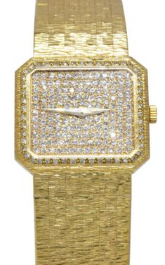 ad eBay - Find many great new & used options and get the best deals for Piaget Rectangle 18k Yellow Gold Diamond Ladies Dress Quartz Watch +Box 8128 A 6 at the best online prices at eBay! Free shipping for many products! Formal Yellow Gold Diamond Watch With Rectangular Shape, Rectangular Yellow Gold Diamond Watch, Yellow Gold Rectangular Diamond Watch For Evening, Authentic Watches, Watches Unique, Ladies Dress, Yellow Gold Bracelet, Watch Box, Gold Case