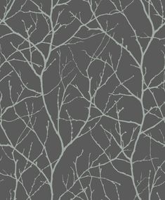 sample trees silhouette wallpaper in charcoal silver from the modern metals second edition 1 Silhouette Wallpaper, Trees Silhouette, Silver Wallpaper, Wallpaper For Sale, Contemporary Wallpaper, York Wallcoverings, Metallic Wallpaper, Silver Tree, Metal Tree